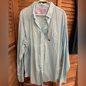 Banana Republic Luxe Stretch Poplin. Grant Slim Fit XL. NWT